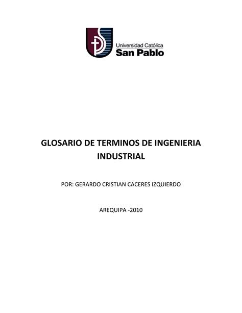 glosario industrial 